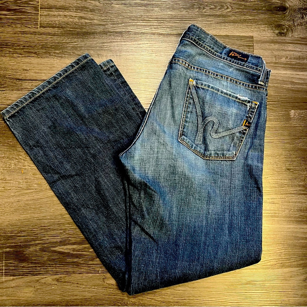 Citizens of Humanity Mens Evans Relaxed Buttonfly Jeans  34